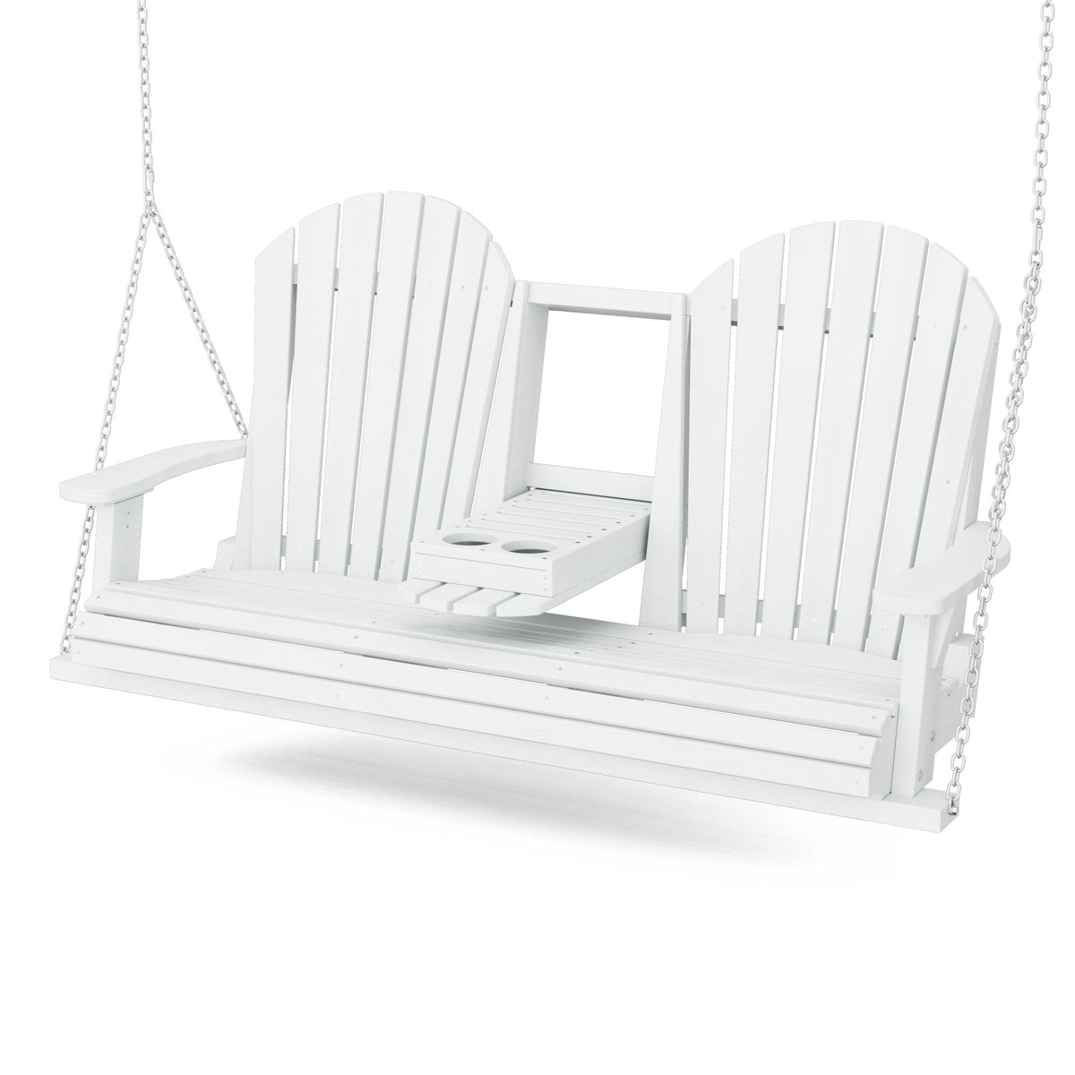 Heritage 5' Swing With Console Porch Swing