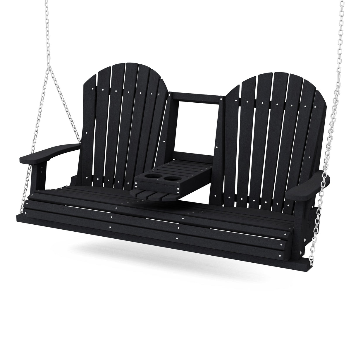 Heritage 5' Swing With Console Porch Swing