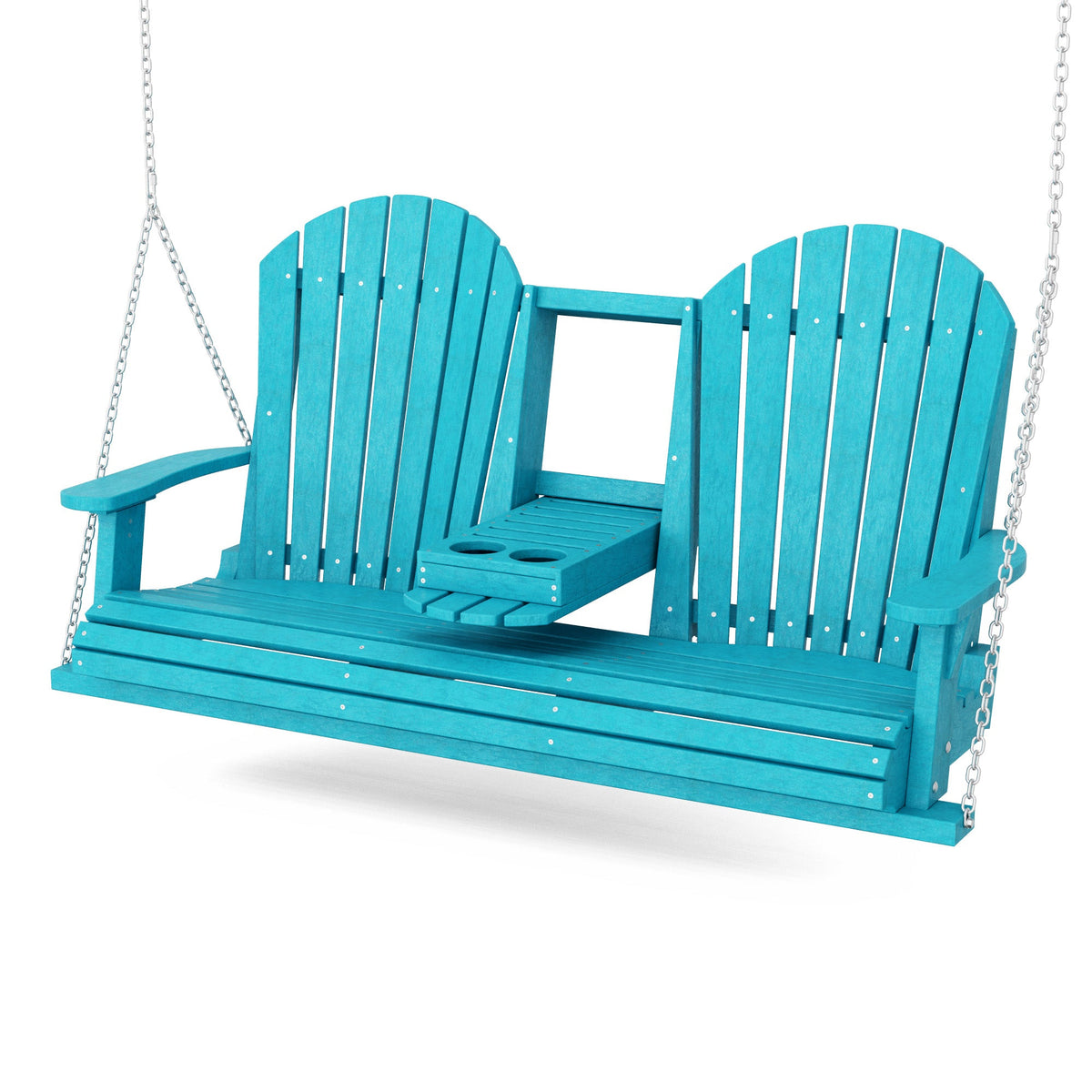 Heritage 5' Swing With Console Porch Swing