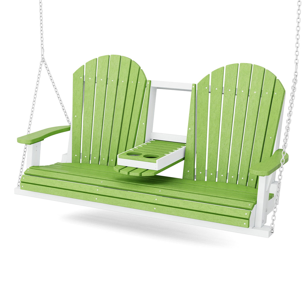 Heritage 5' Swing With Console Porch Swing