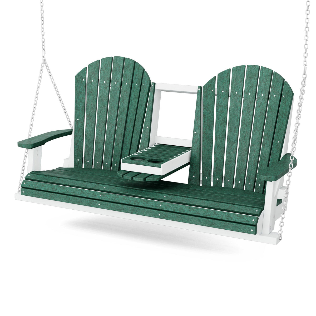Heritage 5' Swing With Console Porch Swing