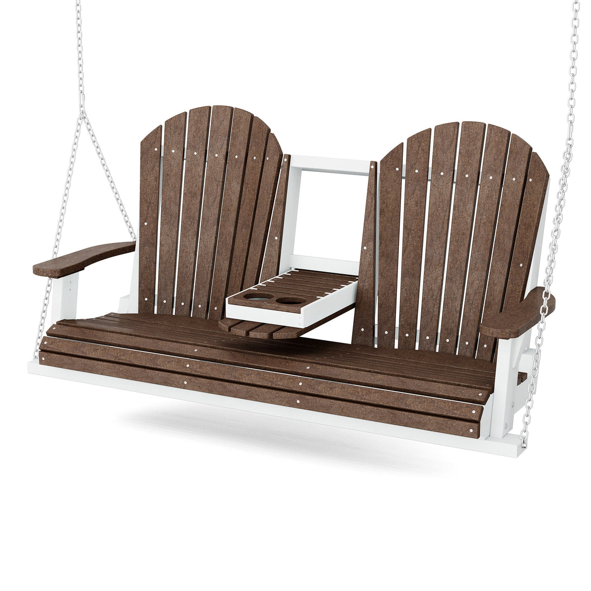 Heritage 5' Swing With Console Porch Swing