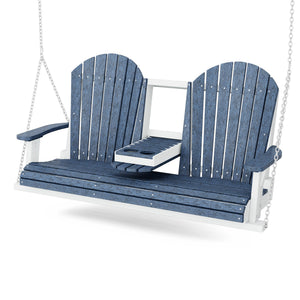 Heritage 5' Swing With Console Porch Swing