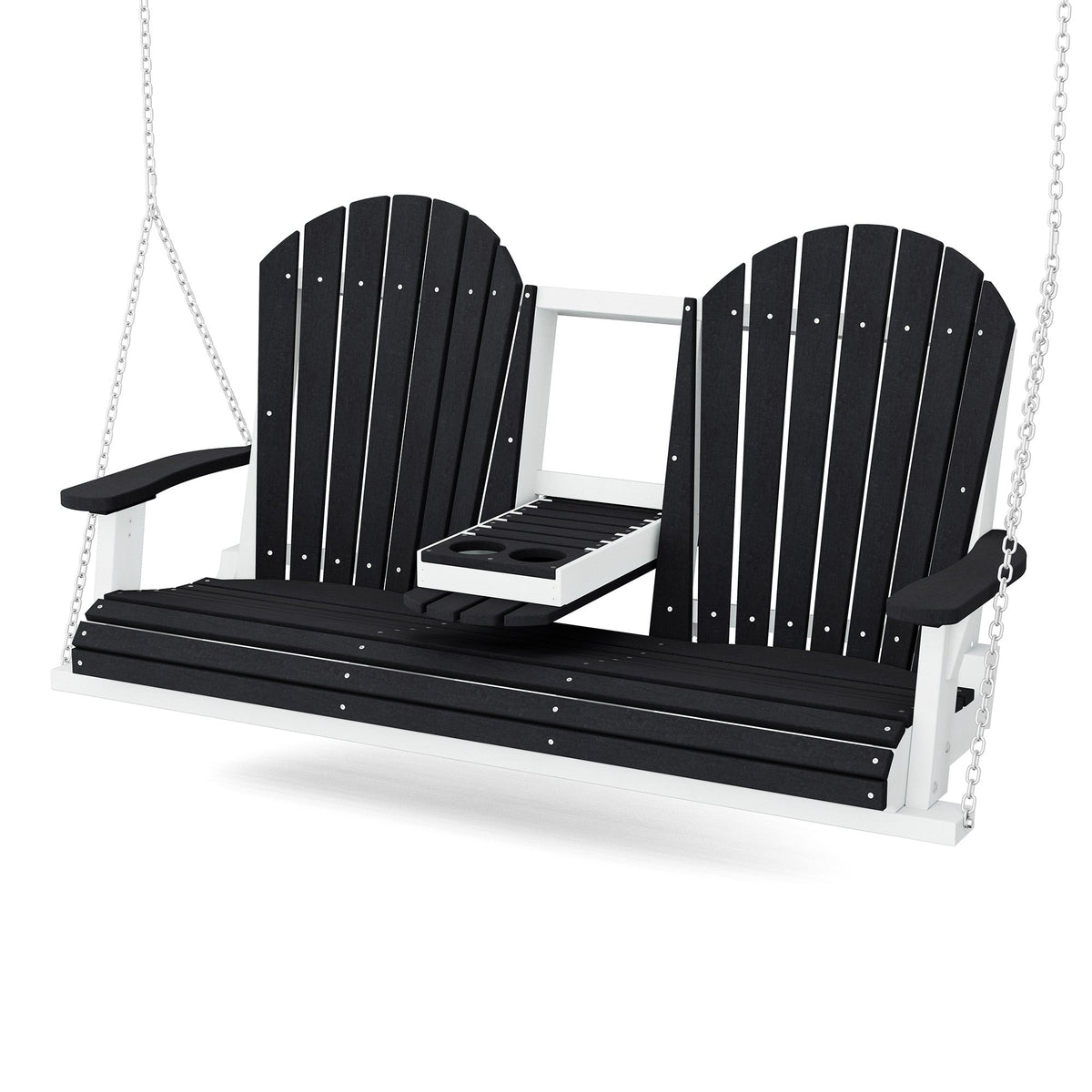 Heritage 5' Swing With Console Porch Swing