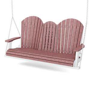 Heritage 5' Swing With Console Porch Swing