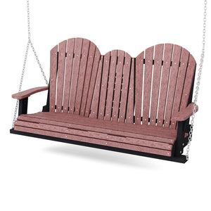 Heritage 5' Swing With Console Porch Swing