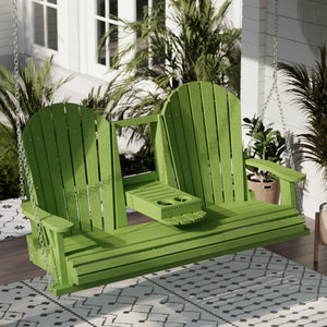 Heritage 5' Swing With Console Porch Swing