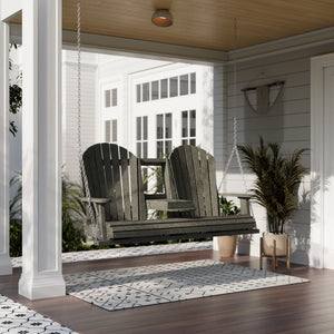 Heritage 5' Swing With Console Porch Swing