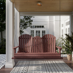 Heritage 5' Swing With Console Porch Swing