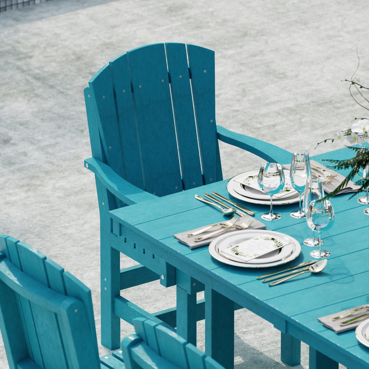 Heritage 7-Piece 44"x72" Dining Set Dining Set