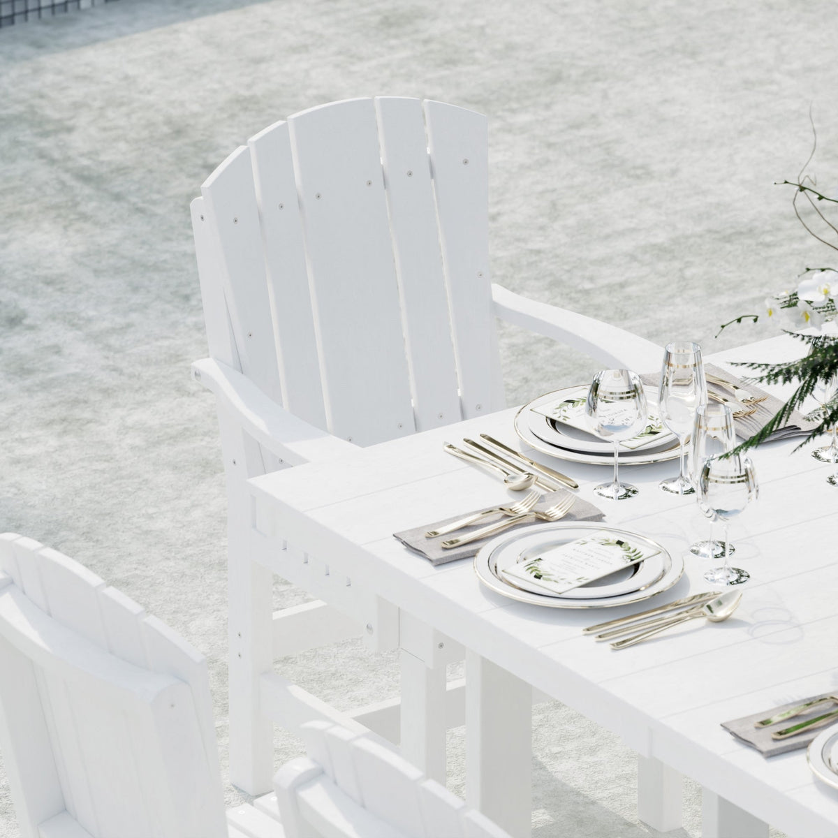 Heritage 7-Piece 44"x72" Dining Set Dining Set