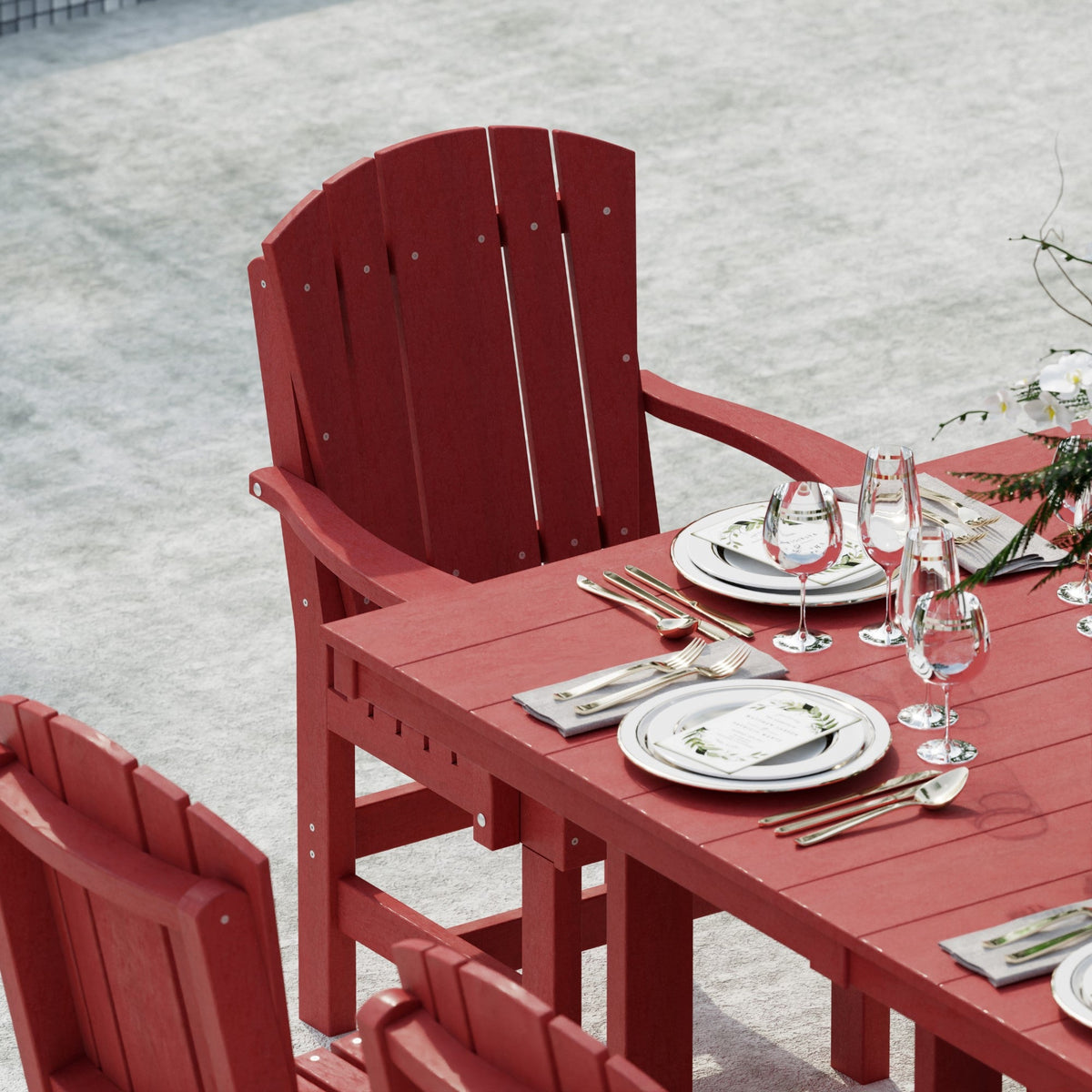 Heritage 7-Piece 44"x72" Dining Set Dining Set