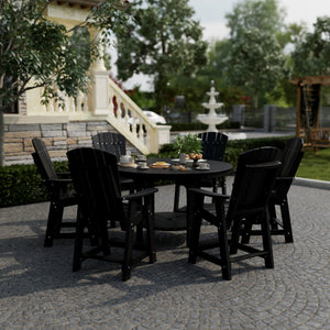 Heritage 7-Piece 60" Pub Counter Set Dining Set