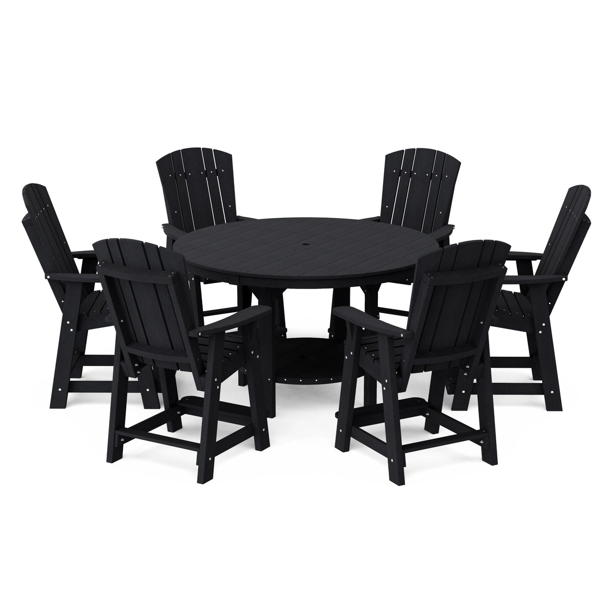 Heritage 7-Piece 60" Pub Counter Set Dining Set