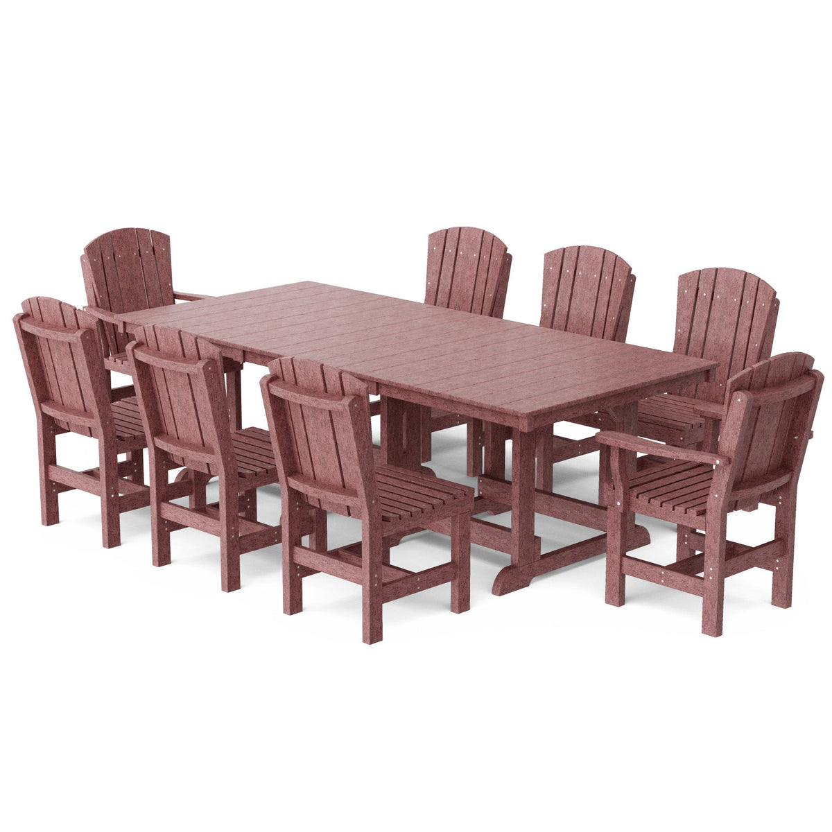 Heritage 9-Piece 44"x94" Dining Set Dining Set