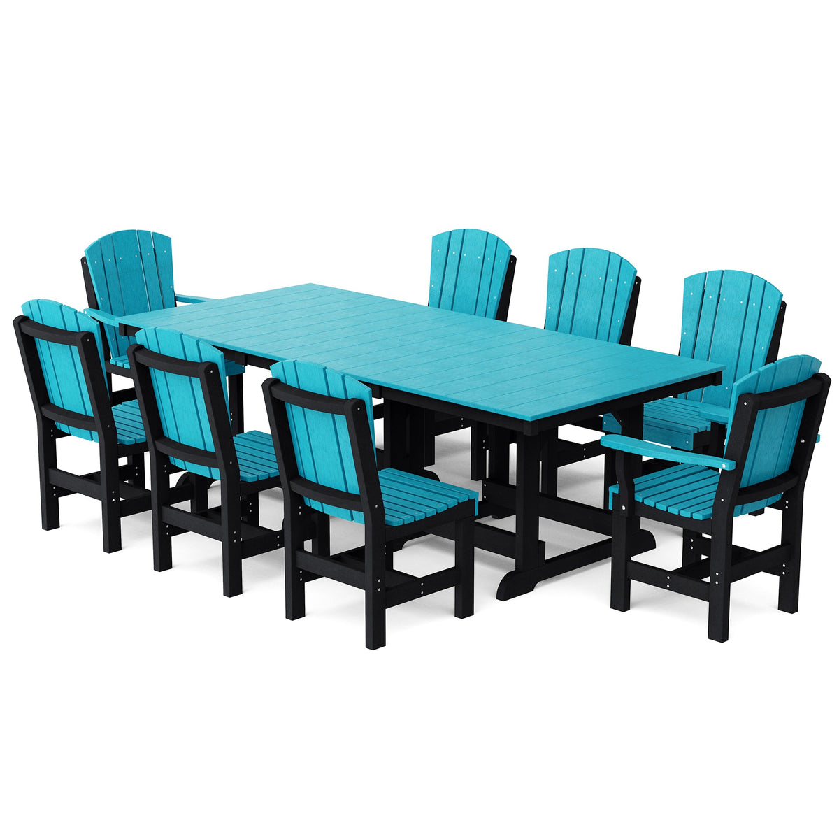 Heritage 9-Piece 44"x94" Dining Set Dining Set