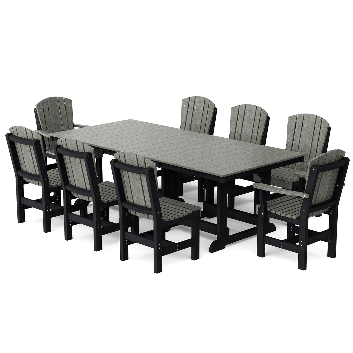 Heritage 9-Piece 44"x94" Dining Set Dining Set