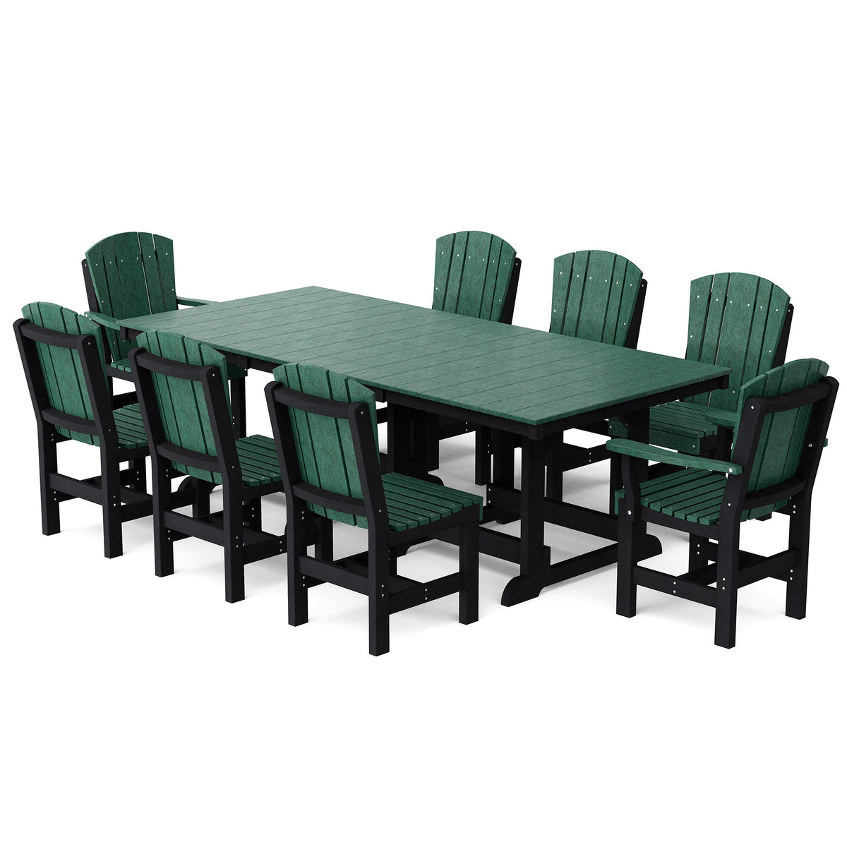 Heritage 9-Piece 44"x94" Dining Set Dining Set