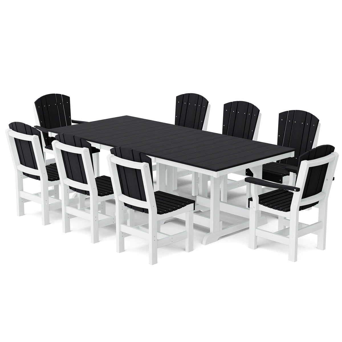 Heritage 9-Piece 44"x94" Dining Set Dining Set