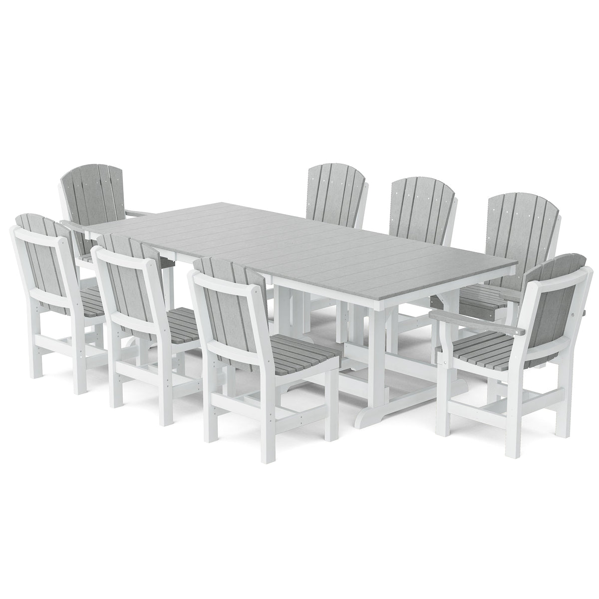 Heritage 9-Piece 44"x94" Dining Set Dining Set