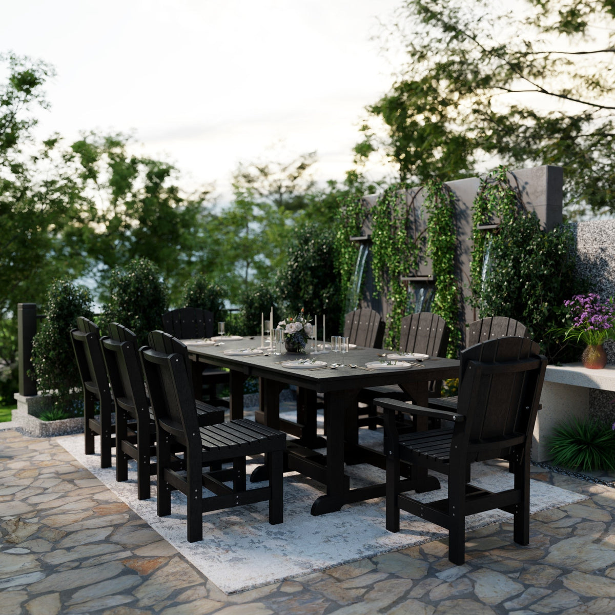 Heritage 9-Piece 44"x94" Dining Set Dining Set