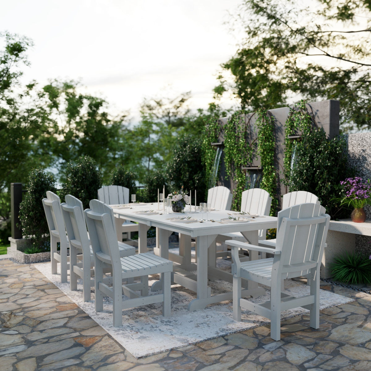 Heritage 9-Piece 44"x94" Dining Set Dining Set