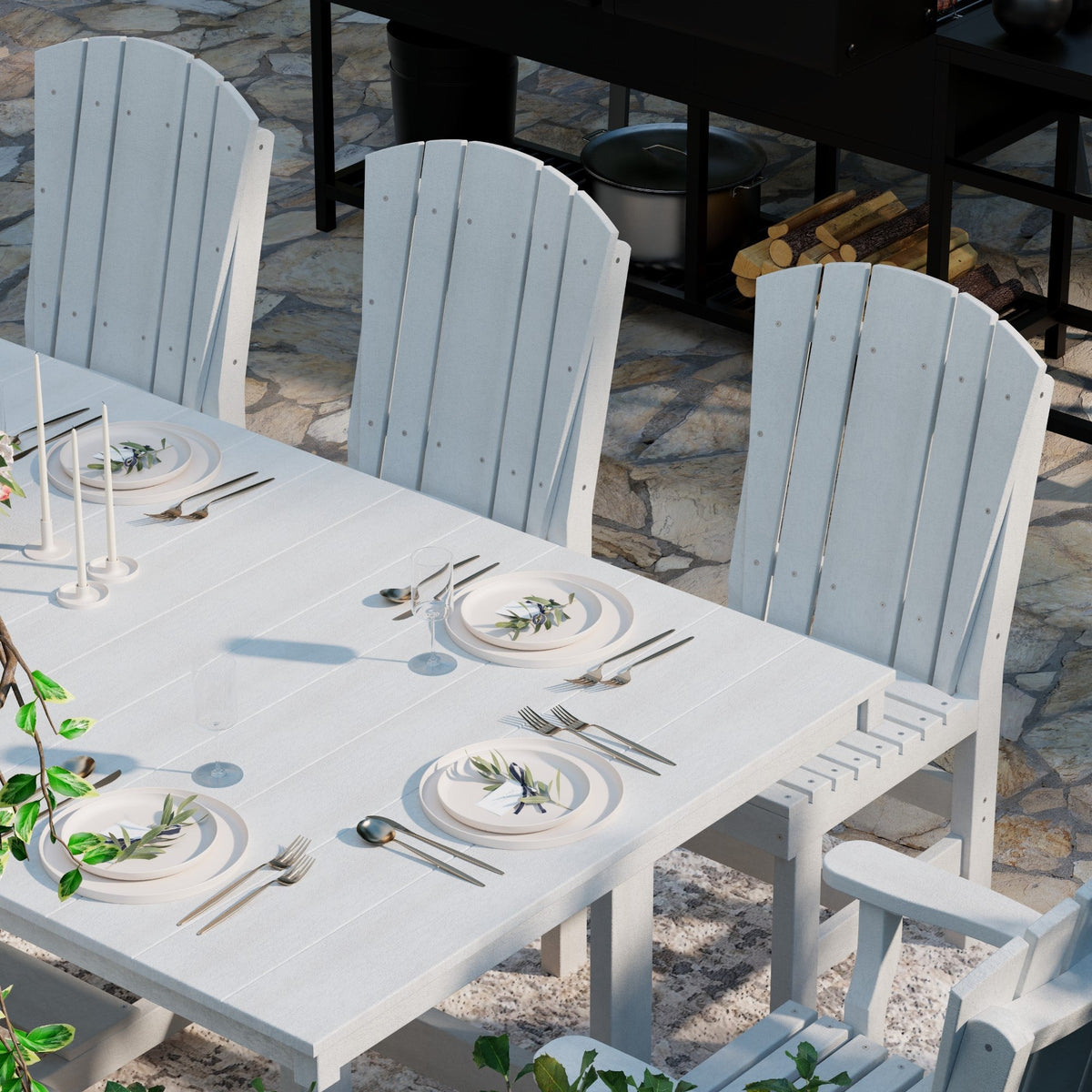 Heritage 9-Piece 44"x94" Dining Set Dining Set