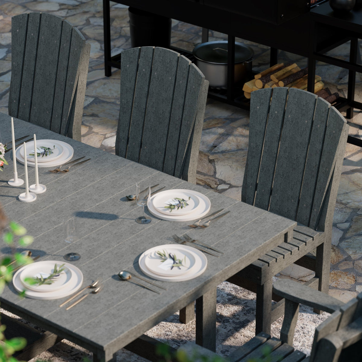 Heritage 9-Piece 44"x94" Dining Set Dining Set