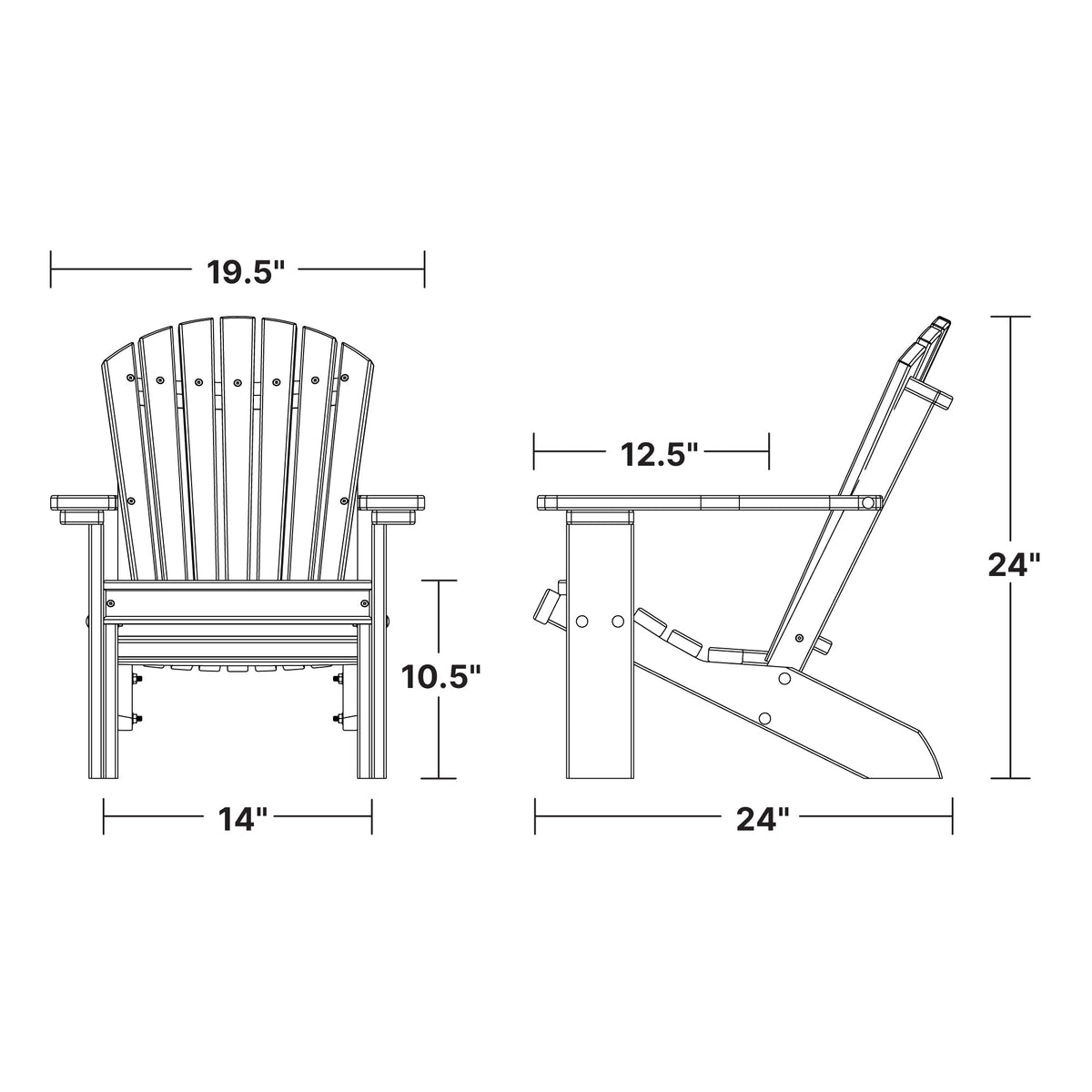 Heritage Child's Adirondack Chair Adirondack Chair