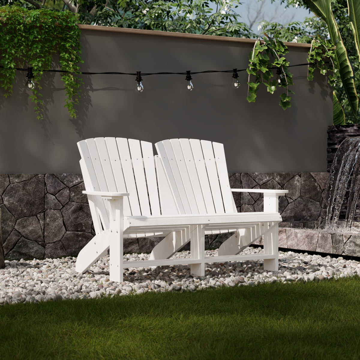 Heritage Double Adirondack Garden Bench