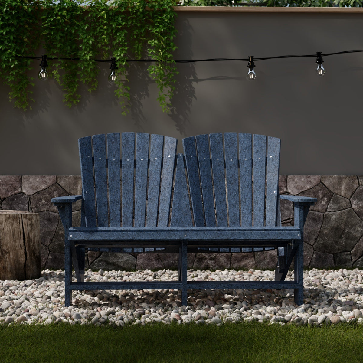 Heritage Double Adirondack Garden Bench