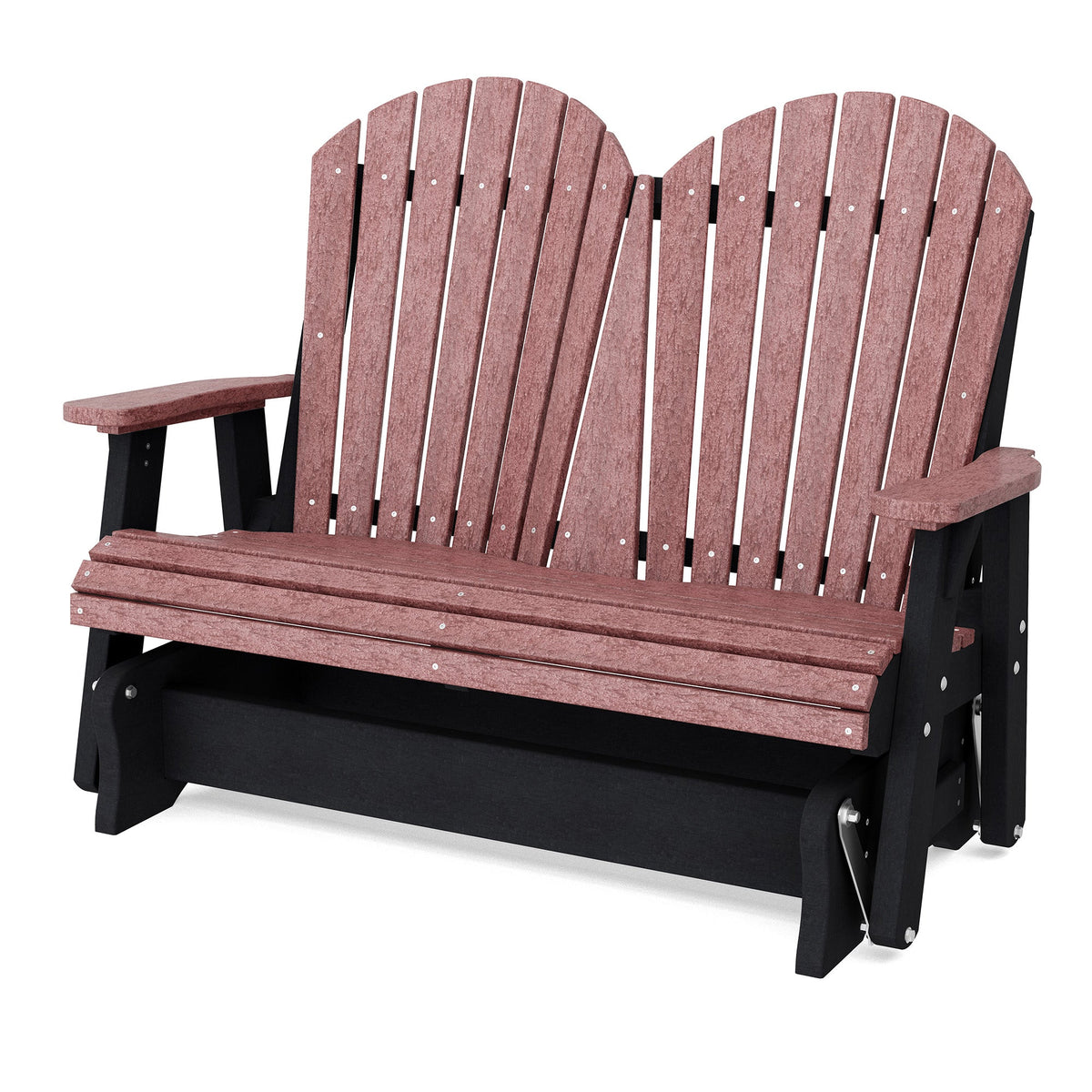 Heritage Double Glider Outdoor Glider Cherry Wood / Black