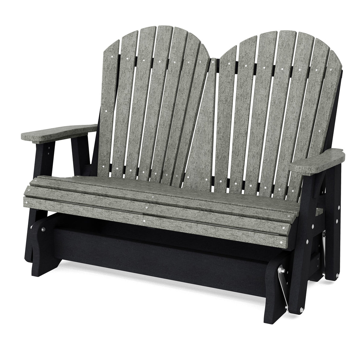 Heritage Double Glider Outdoor Glider Dark Gray / Black