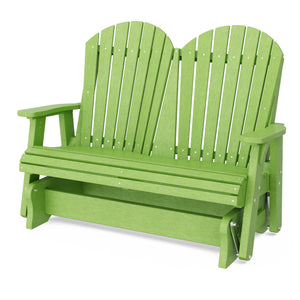 Heritage Double Glider Outdoor Glider Lime Green / Same Color
