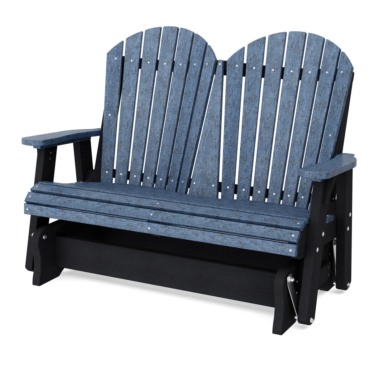 Heritage Double Glider Outdoor Glider Patriot Blue / Black