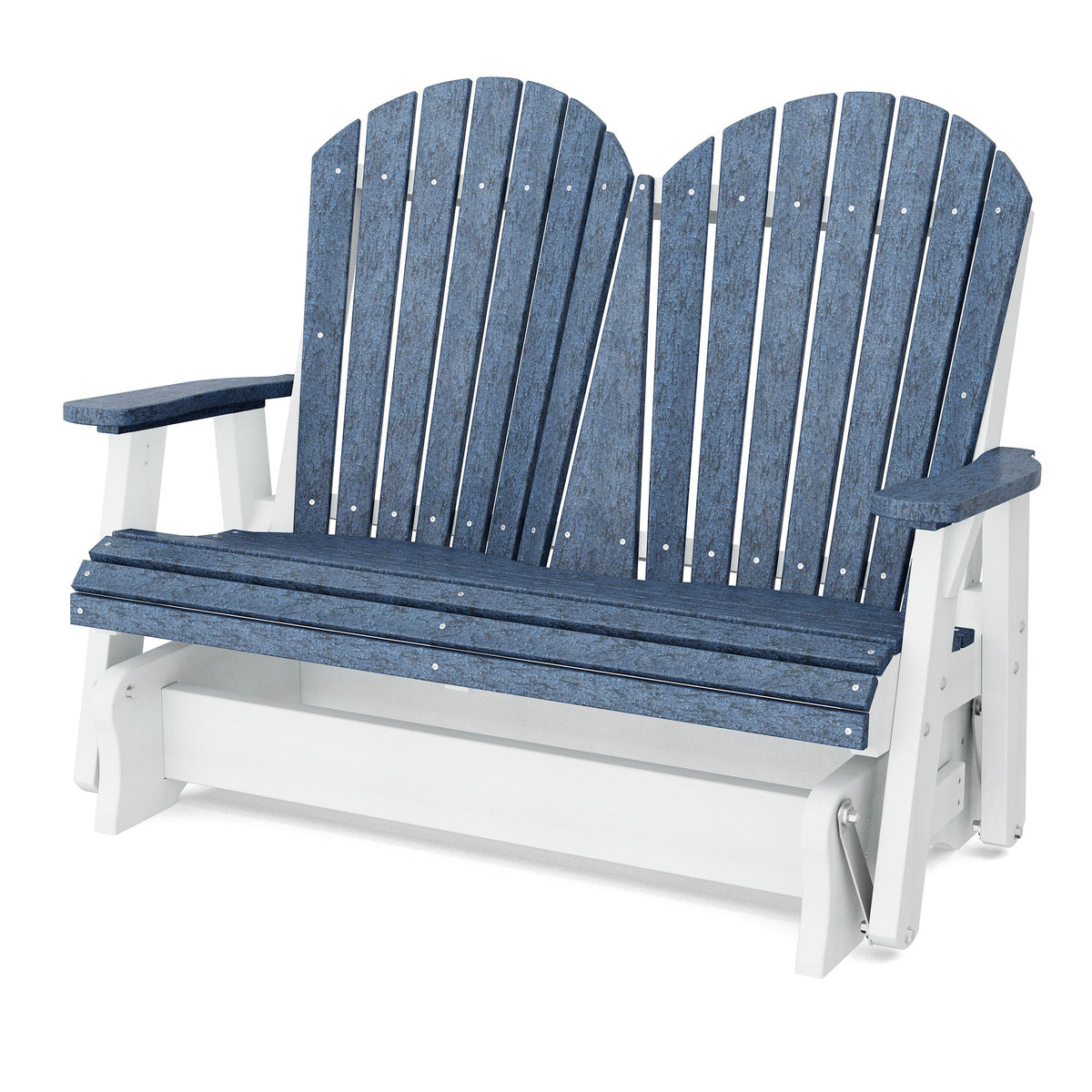 Heritage Double Glider Outdoor Glider Patriot Blue / White