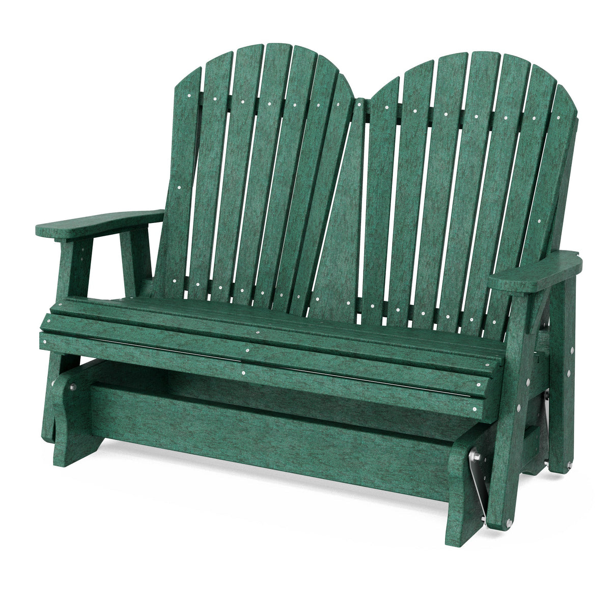 Heritage Double Glider Outdoor Glider Turf Green / Same Color