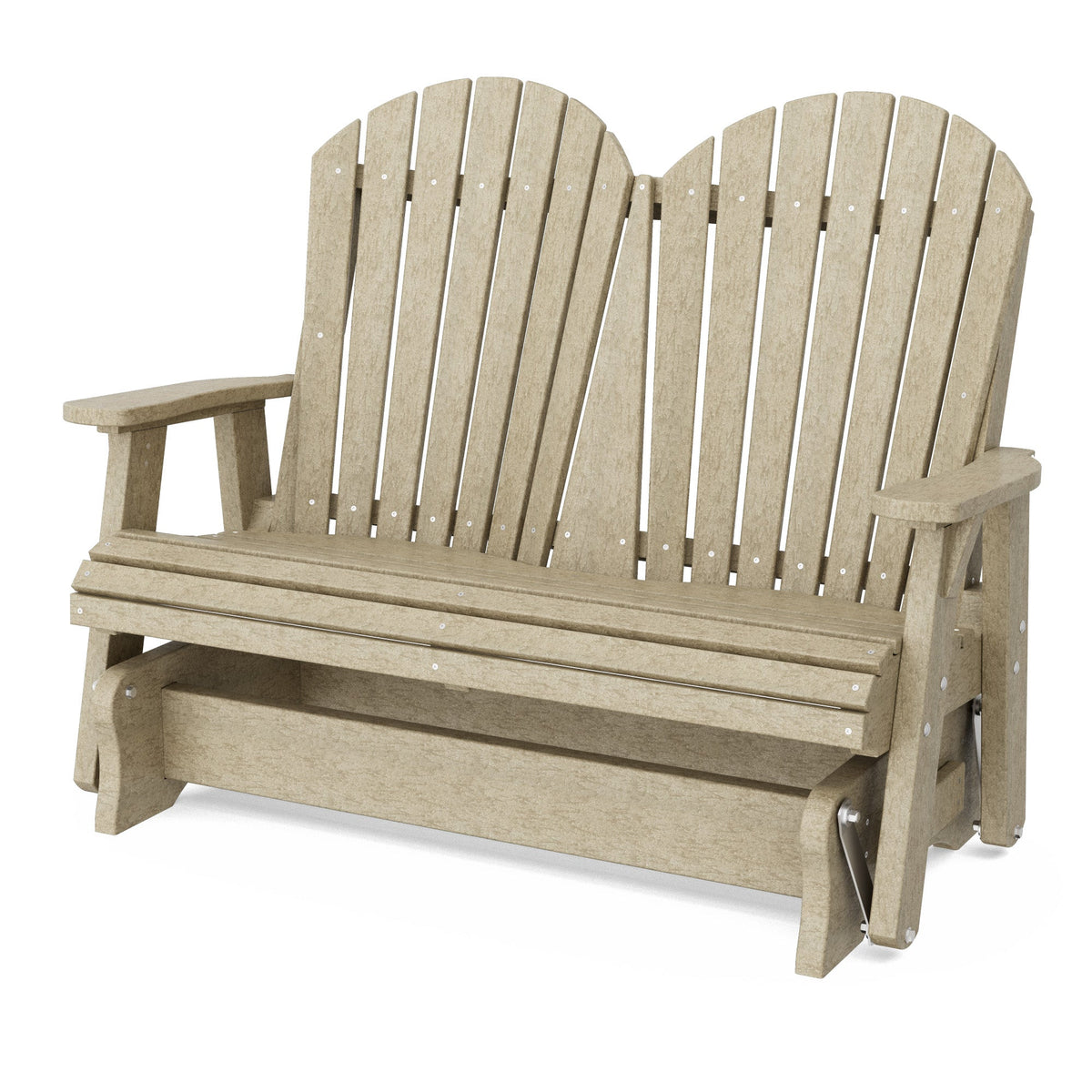 Heritage Double Glider Outdoor Glider Weathered Wood / Same Color