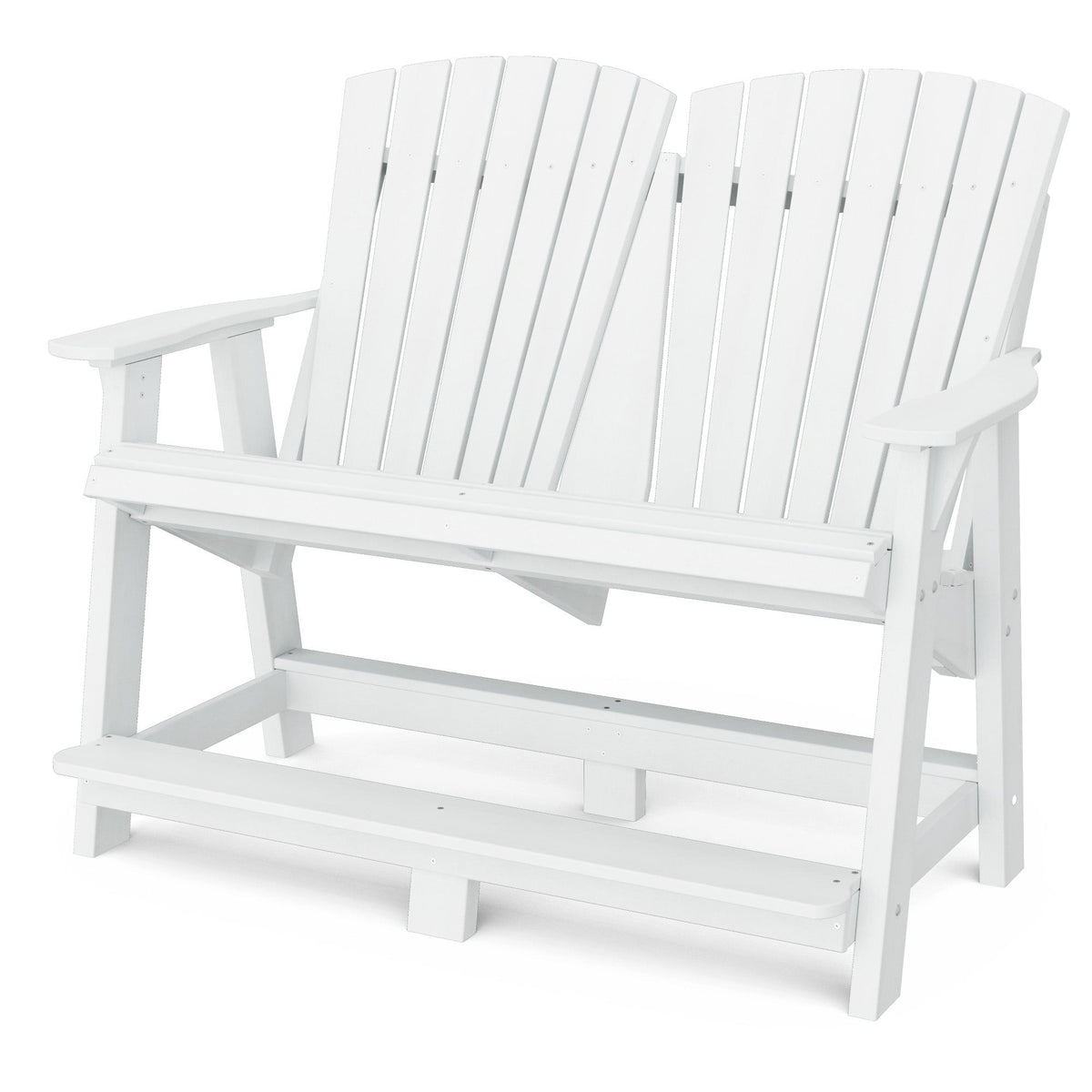 Heritage Double High Adirondack Garden Bench