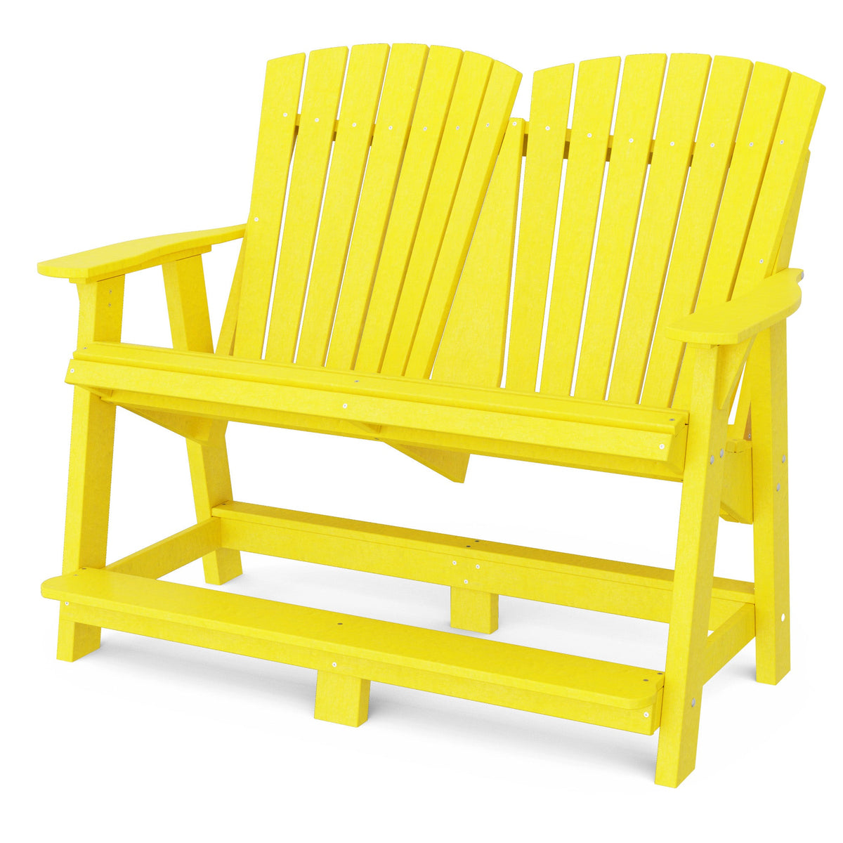 Heritage Double High Adirondack Garden Bench