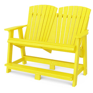 Heritage Double High Adirondack Garden Bench