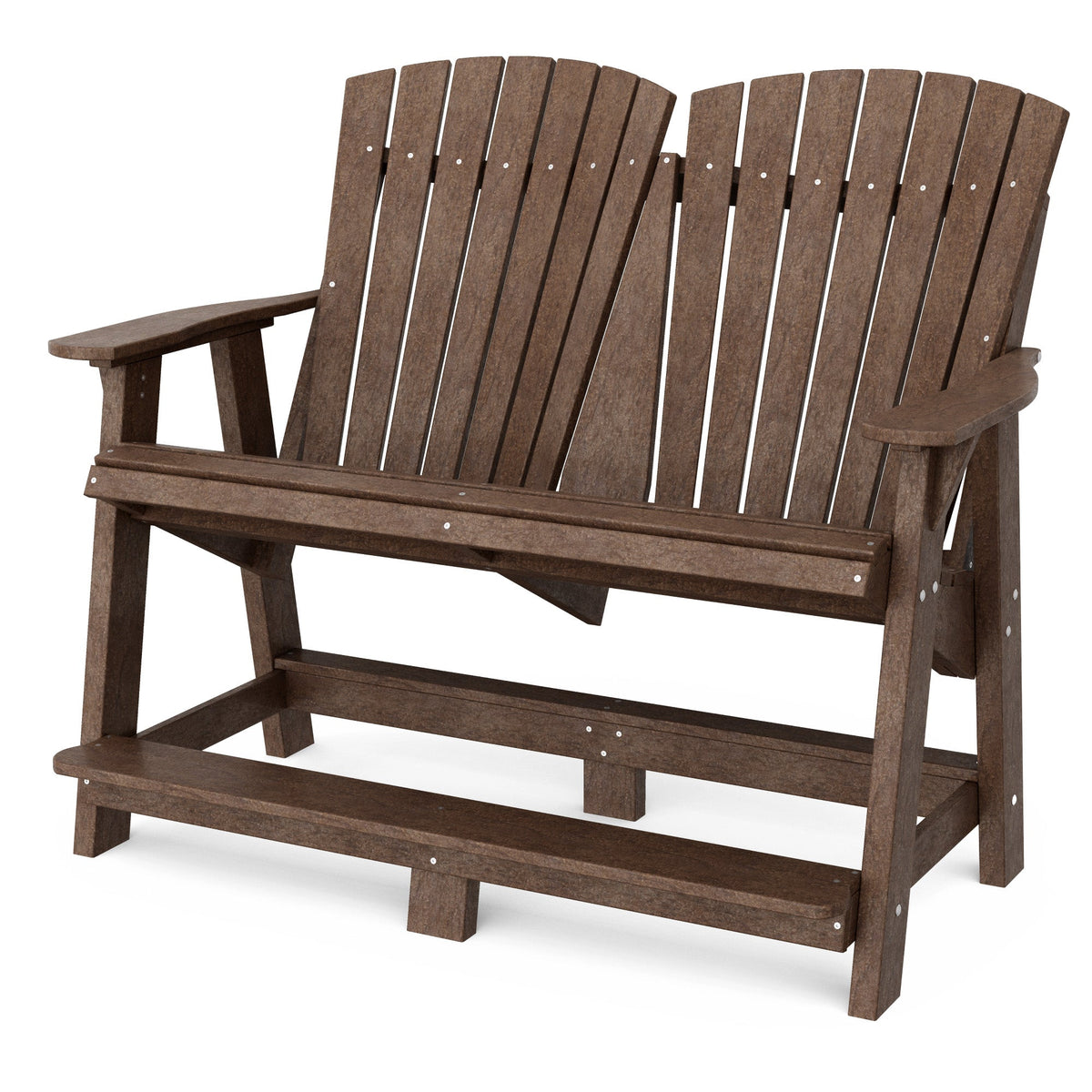 Heritage Double High Adirondack Garden Bench