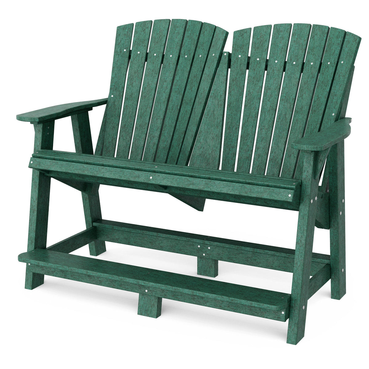 Heritage Double High Adirondack Garden Bench
