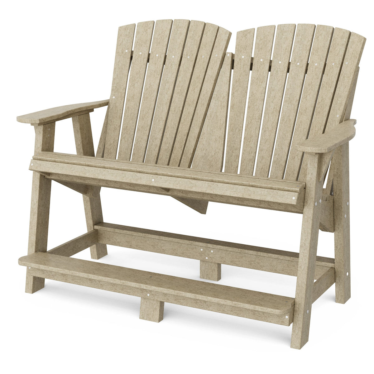 Heritage Double High Adirondack Garden Bench