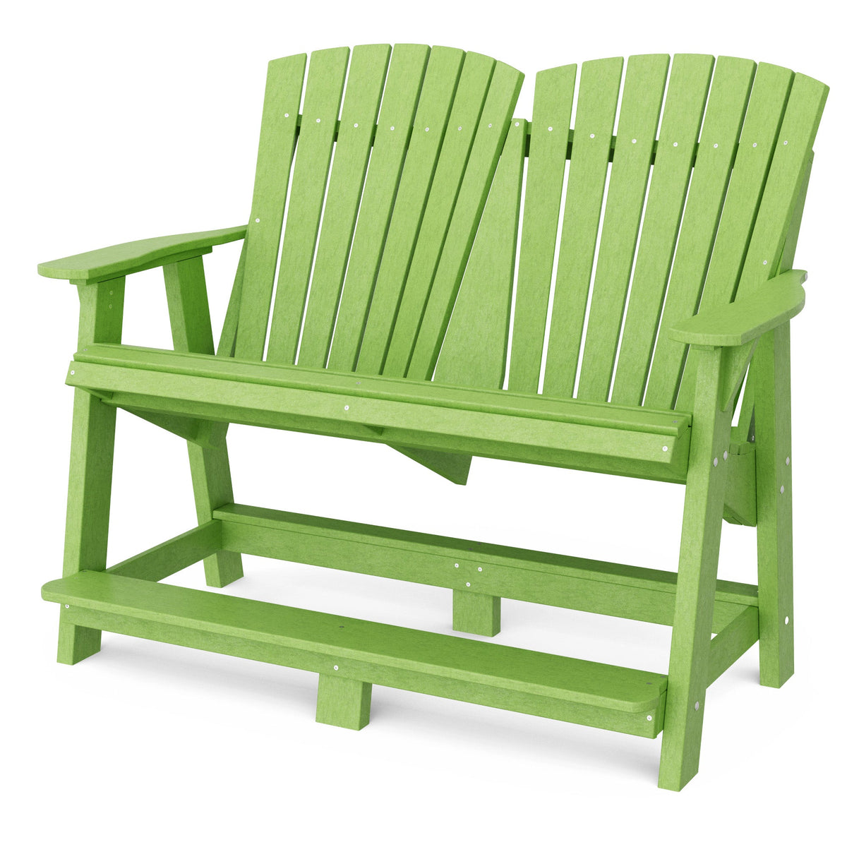 Heritage Double High Adirondack Garden Bench