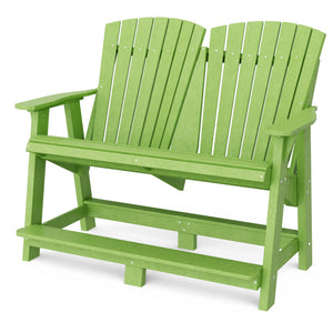 Heritage Double High Adirondack Garden Bench