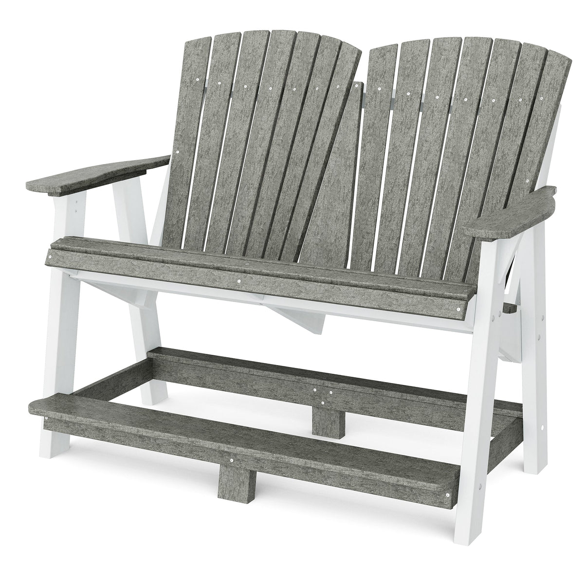 Heritage Double High Adirondack Garden Bench