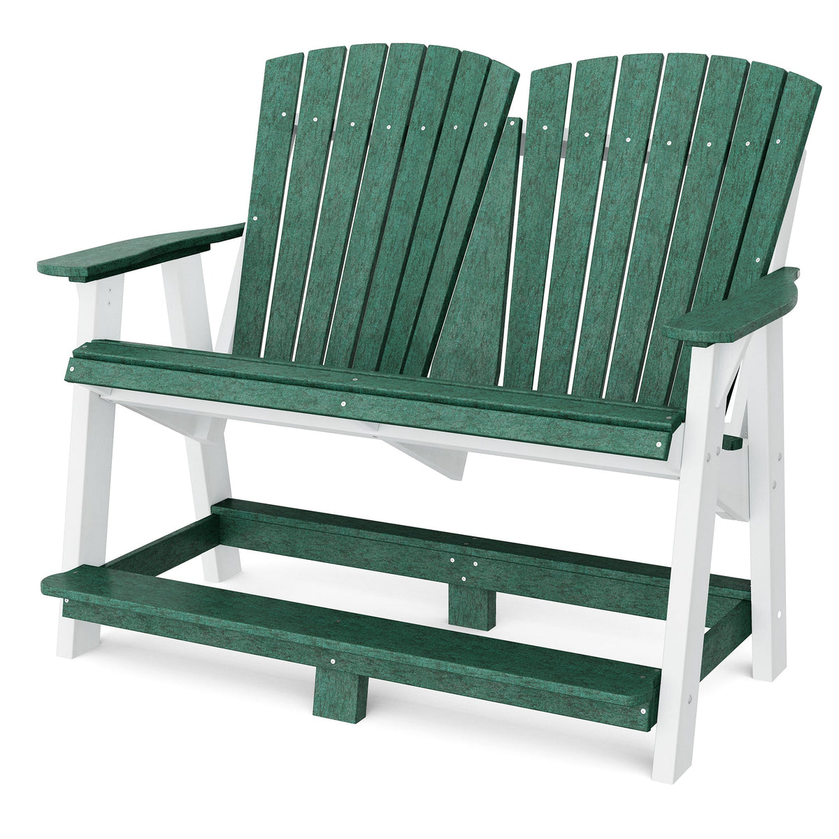 Heritage Double High Adirondack Garden Bench