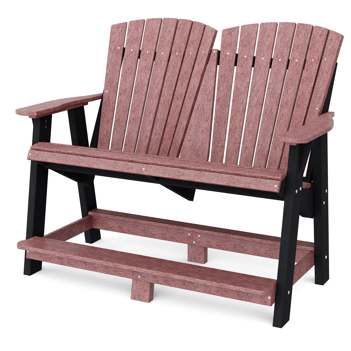 Heritage Double High Adirondack Garden Bench