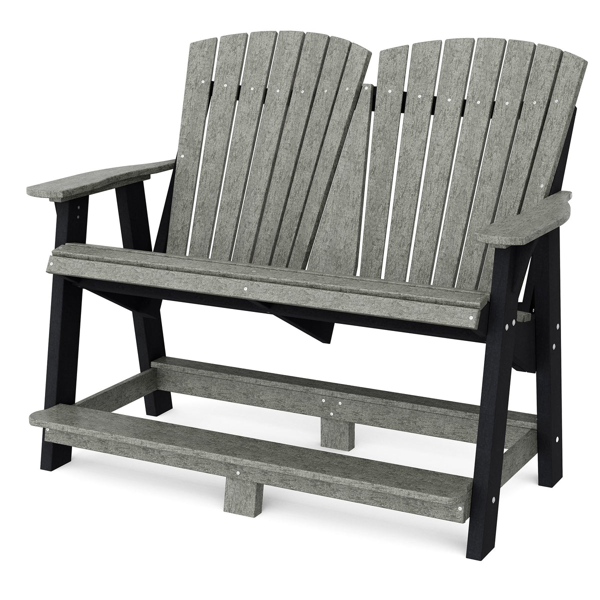 Heritage Double High Adirondack Garden Bench